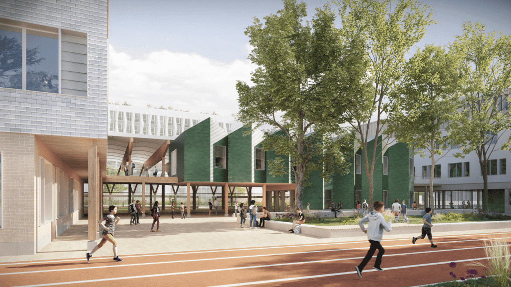 Collège à St Ouen –  ATELIER PHILIPPE MADEC