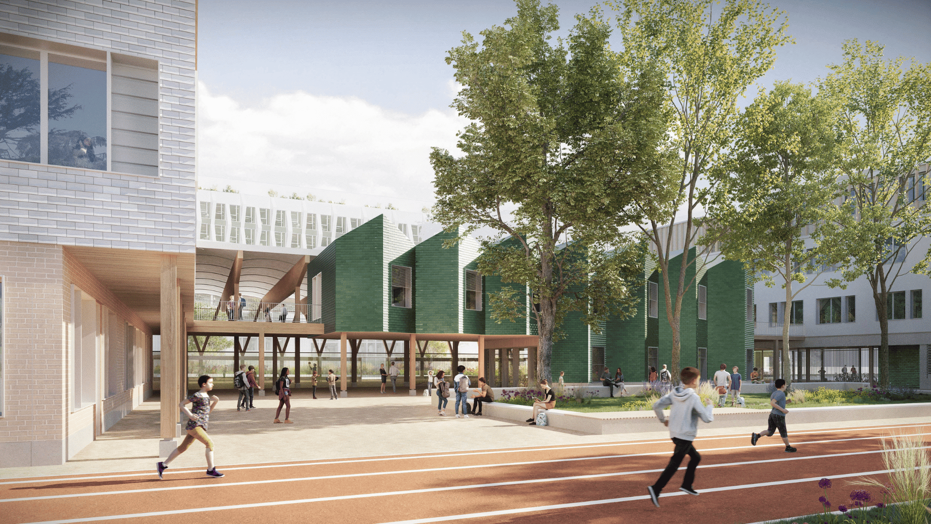 Collège à St Ouen –  ATELIER PHILIPPE MADEC