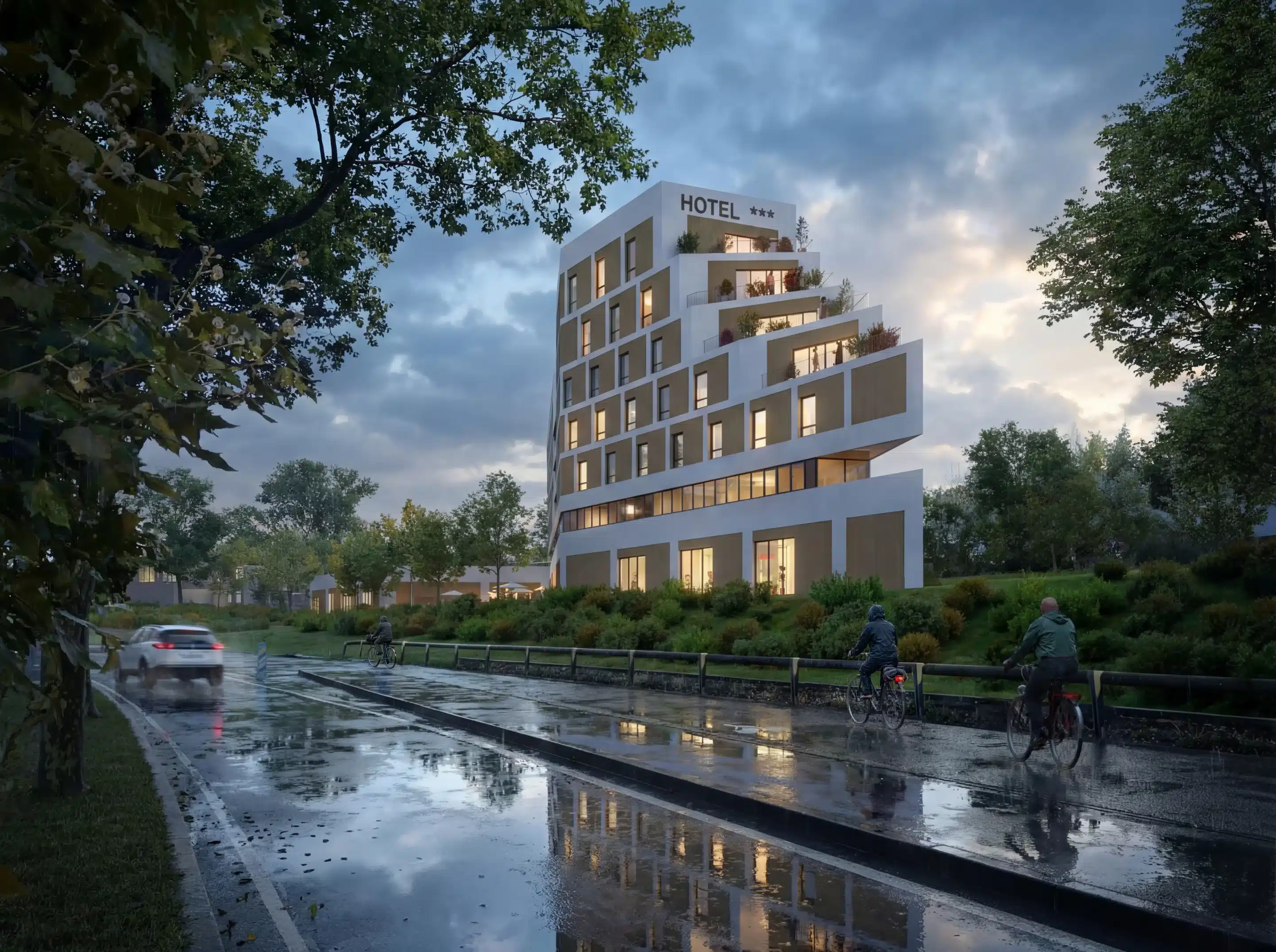 Hôtel à Rillieux-la-Pape – Z ARCHITECTURE