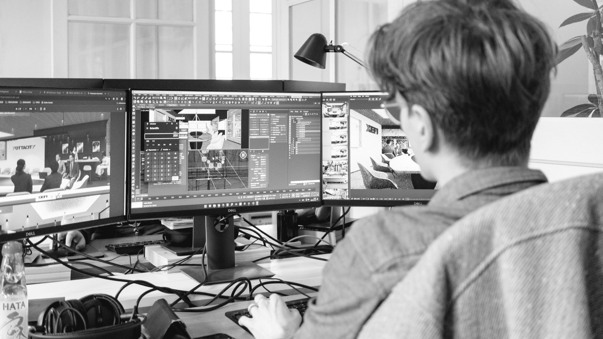 Studio 3D à Lyon – Infographie et visualisation architecturale au cœur de la métropole Vue intérieure d’un studio 3D à Lyon spécialisé en visualisation architecturale, infographie et rendus immersifs pour l’immobilier et l’urbanisme.</p>
<p>