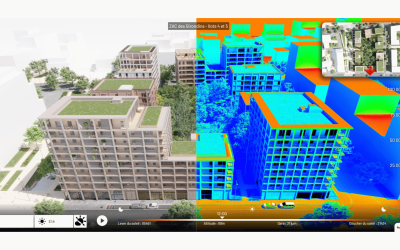 Confort thermique urbain : comment la simulation 3D éclaire les enjeux d’îlots de chaleur