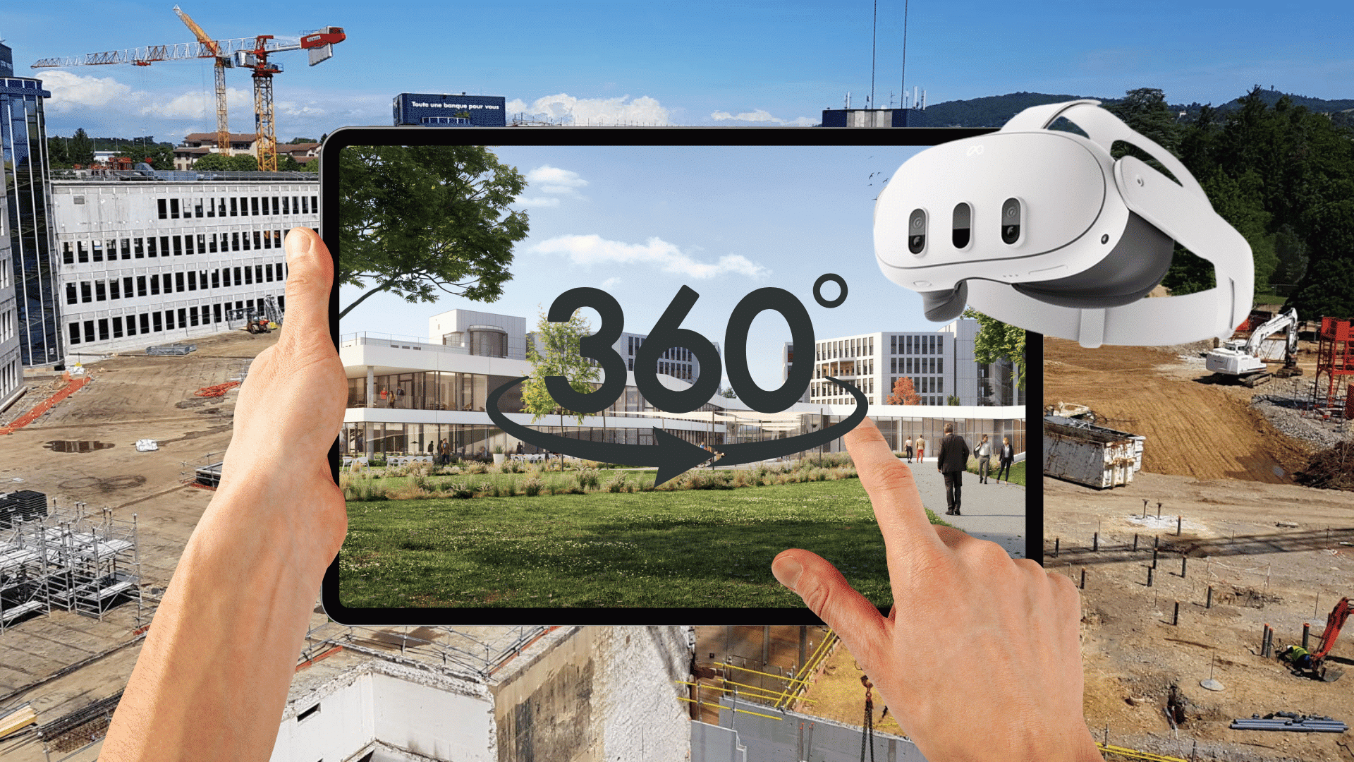 Visite virtuelle option casque VR