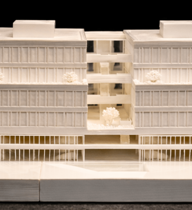 Série d’images illustrant PAAM’s Design, la maquette physique architecturale qui allie précision et réalisme pour la visualisation des projets.