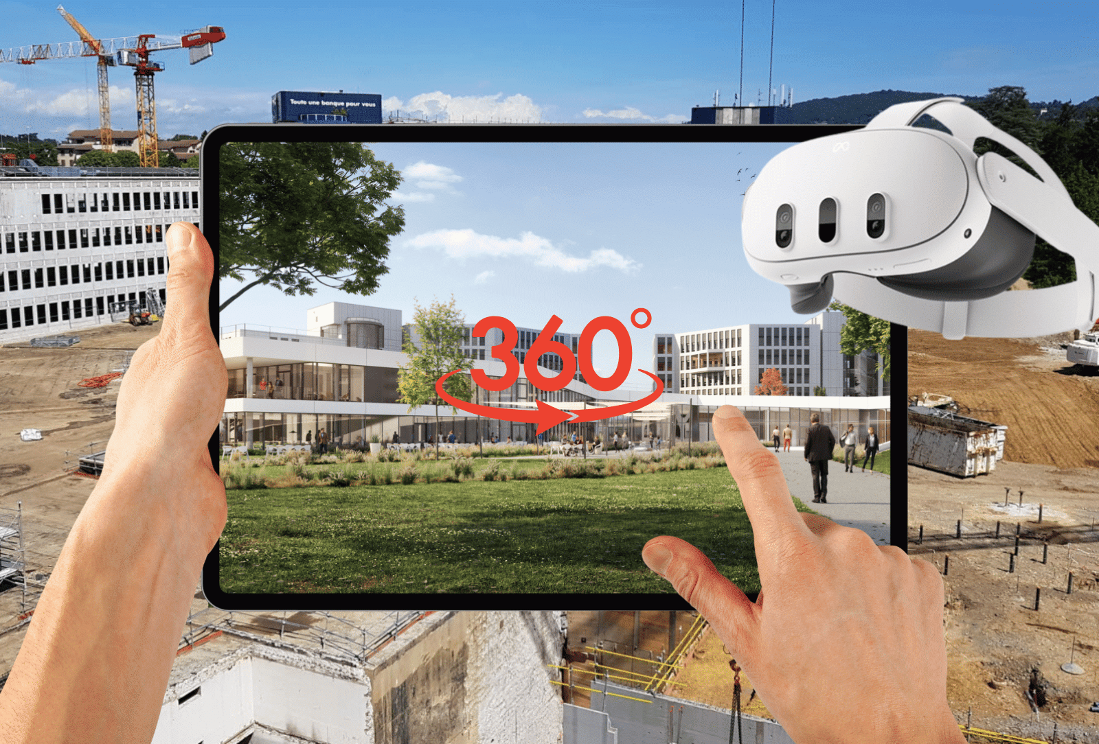 Réalité virtuelle chantier BTP
