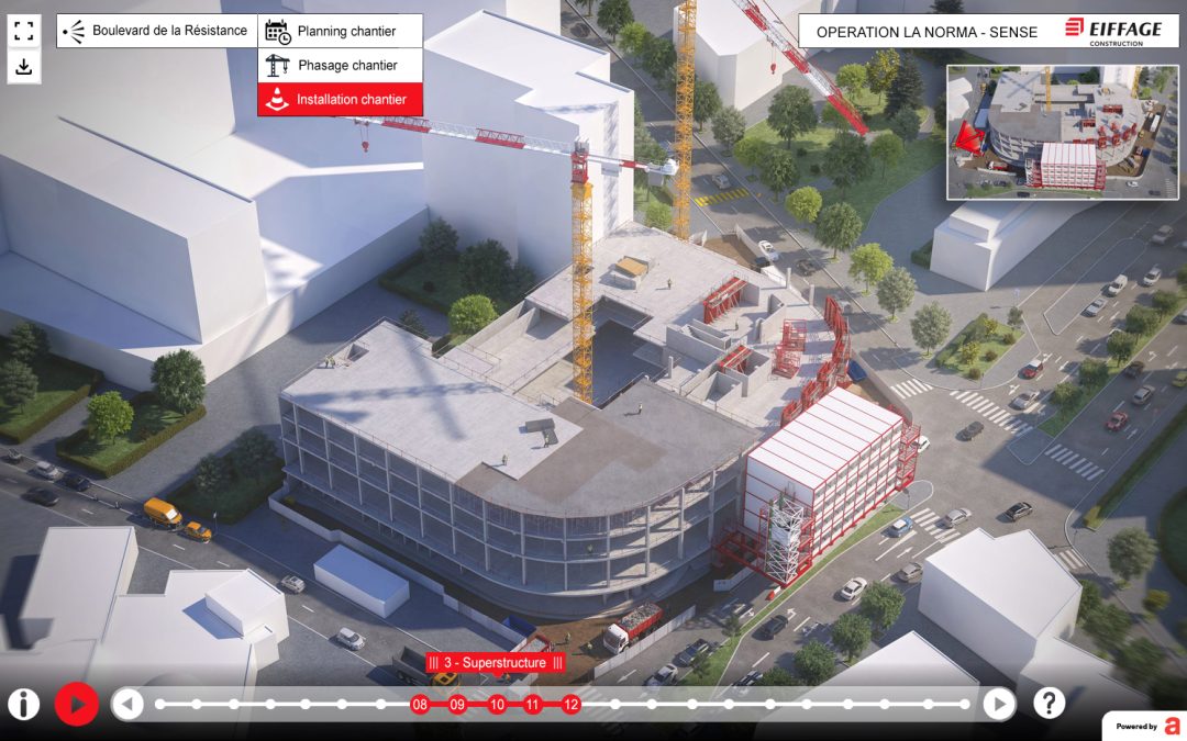Une application de phasage chantier 4D pensée pour vos appels d’offres