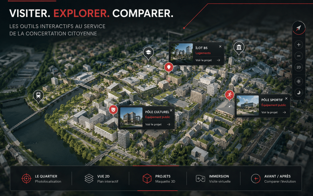 Visiter, explorer, comparer : les outils interactifs qui font entrer les habitants dans le projet