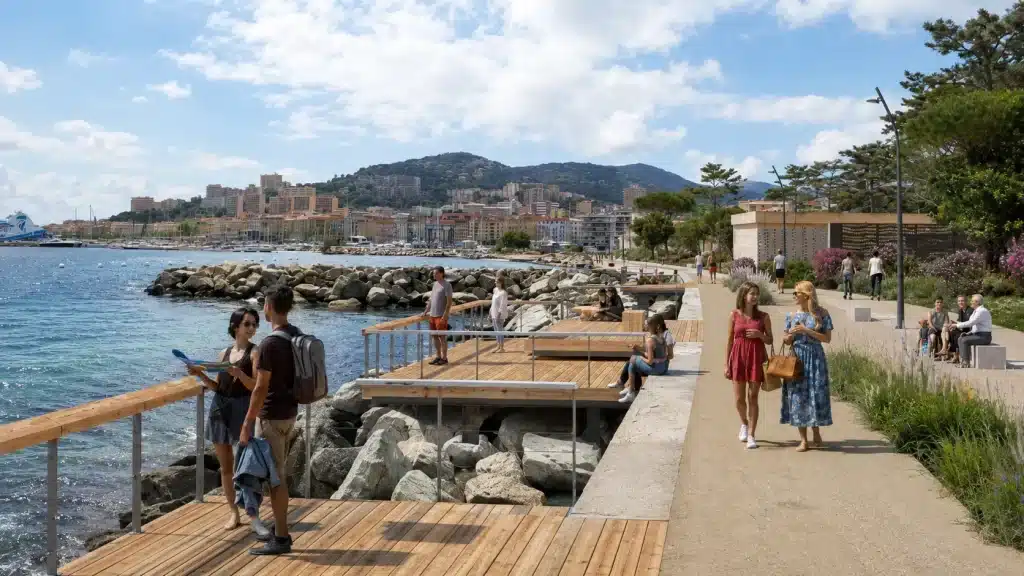 Végétalisation promenade Ajaccio – PLAN B ARCHITECTES