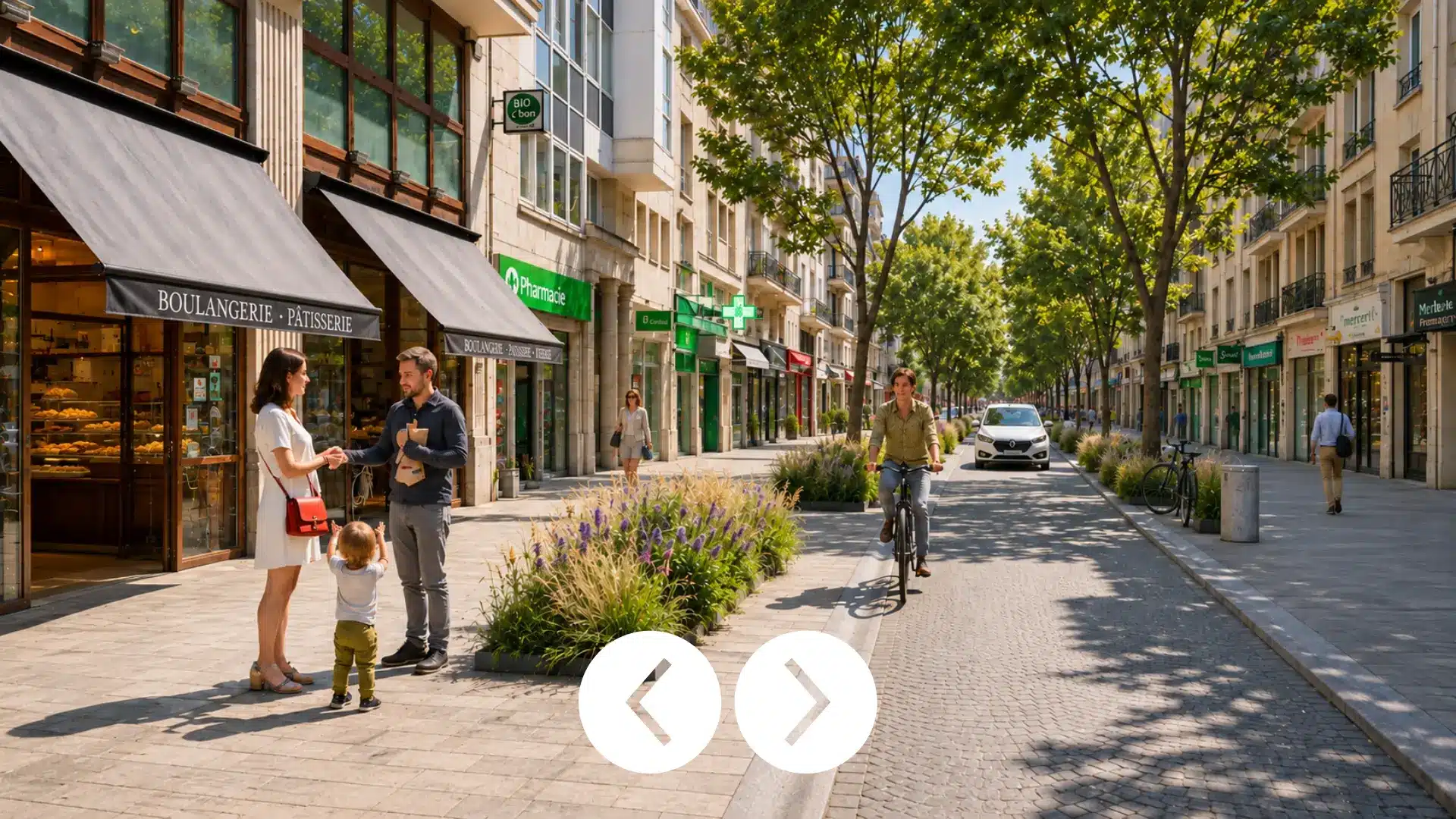 Visite virtuelle 3D d'un projet urbain